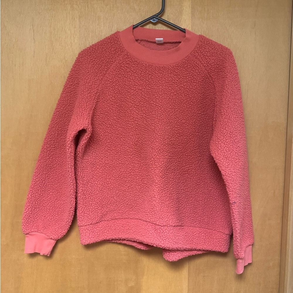 OLD NAVY pink Sherpa sweatshirt